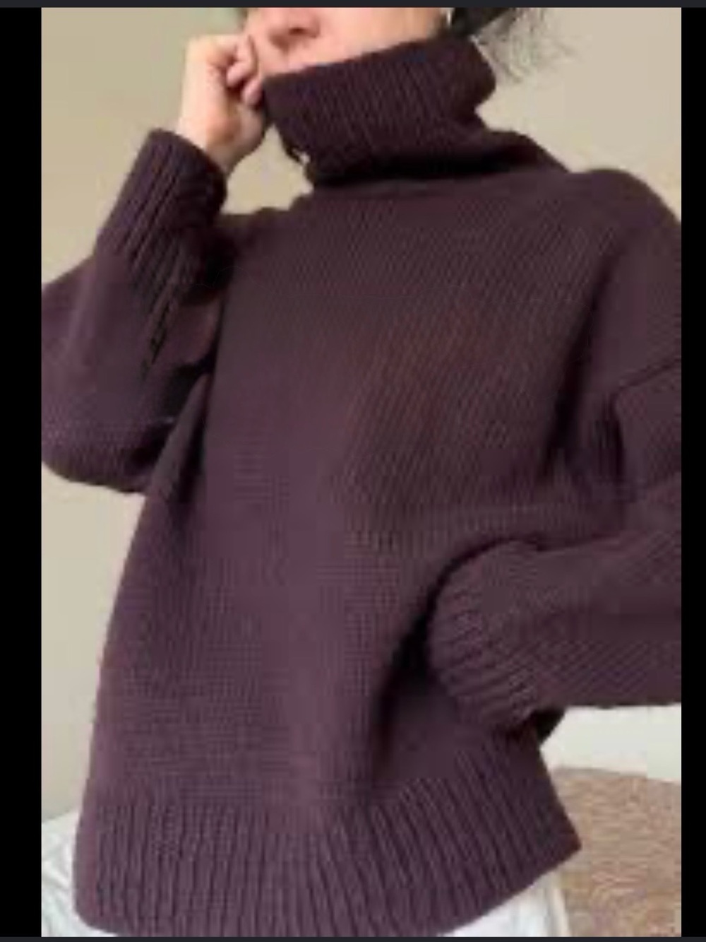 Aritzia Babaton Wool blend Chunky Sweater dress copy
